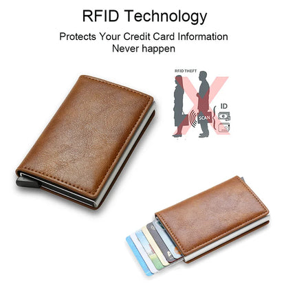 Sleek RFID Carbon Card Wallet