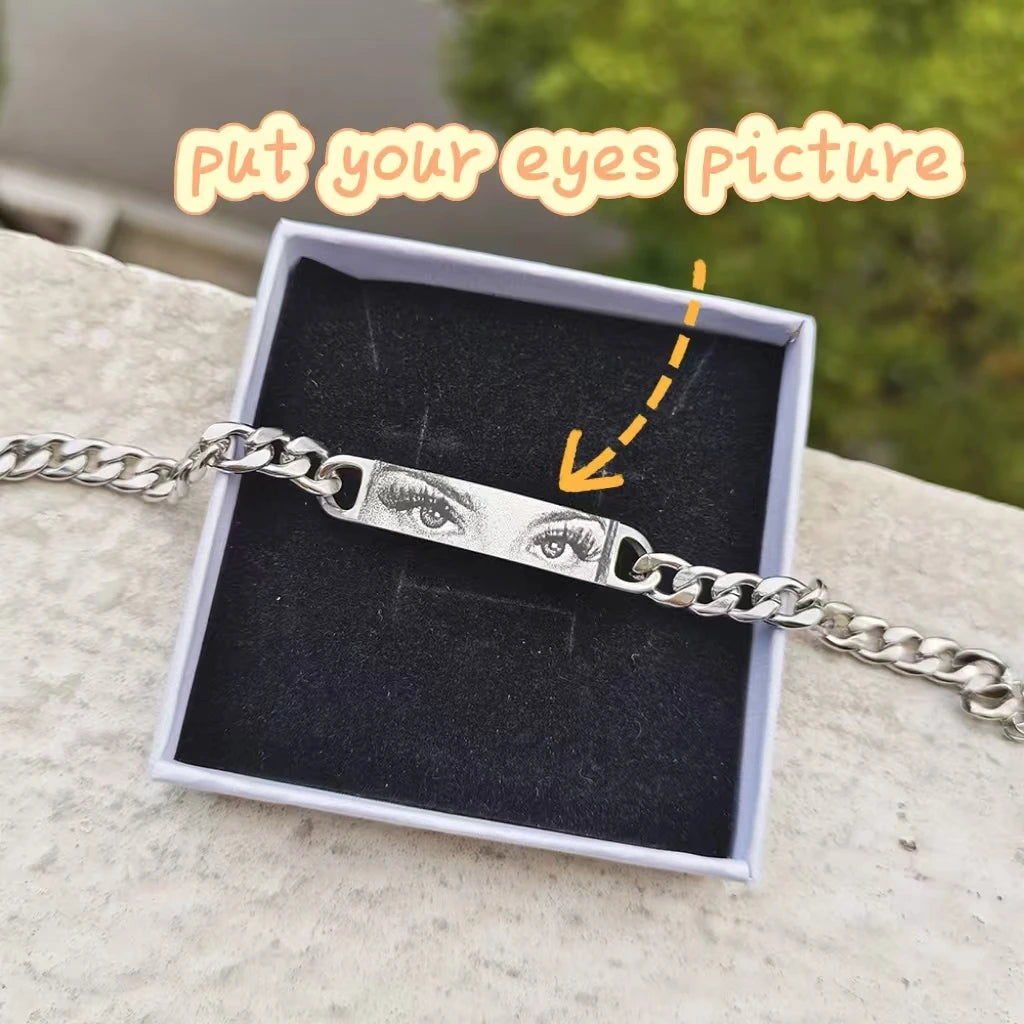 Custom Picture Eyes Bracelet