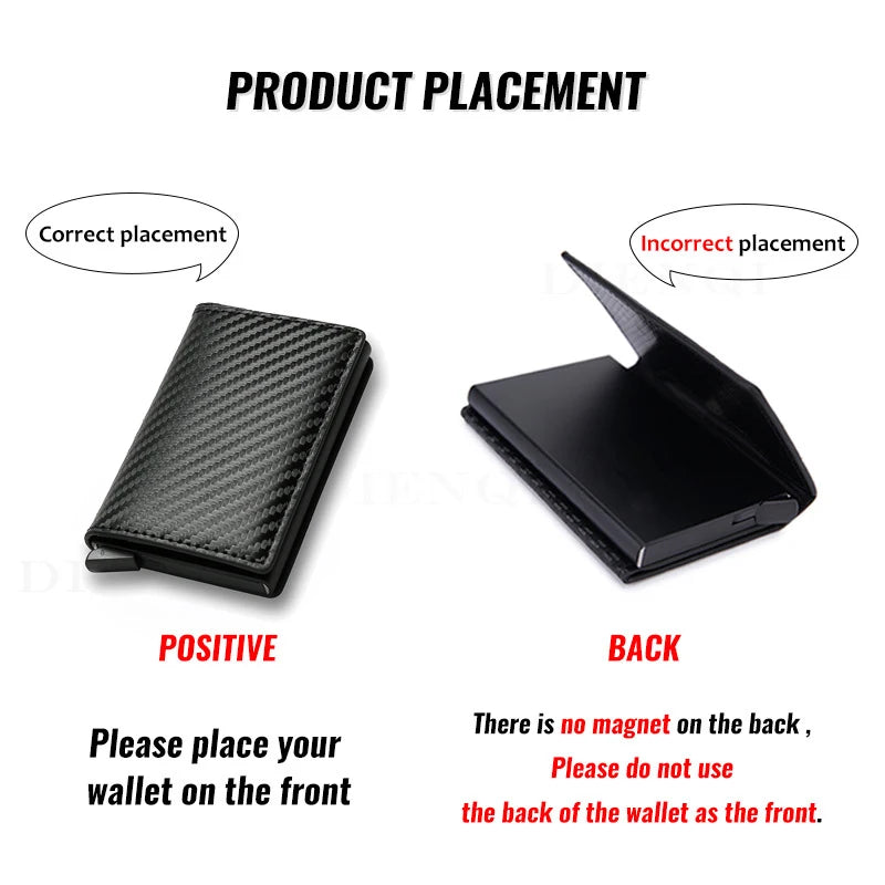 Sleek RFID Carbon Card Wallet