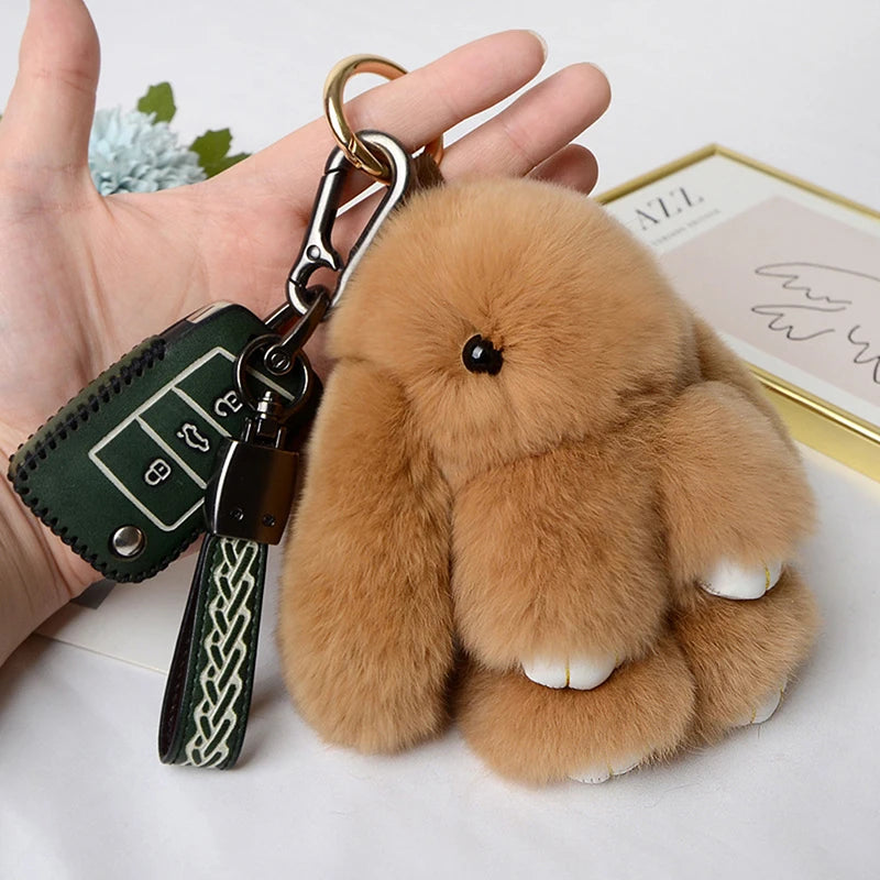 Fluffy Charm Luxury Keychain