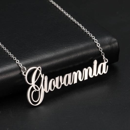 Personalized Name Choker Necklace