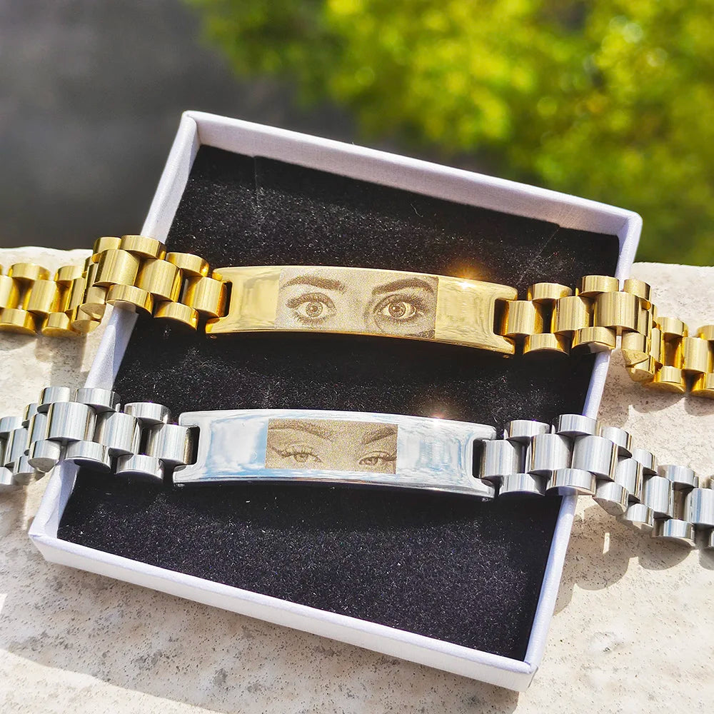 Custom Picture Eyes Bracelet